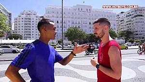 carioca boys banging russian tourist’s tight ass