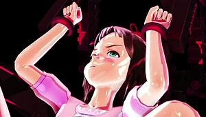 Hey, wanna play a sexy game challenge with jiggly Haruka in 3D?