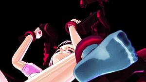Hey, wanna play a sexy game challenge with jiggly Haruka in 3D?