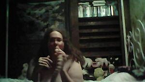 Deep anal masturbation with toys and orgasm