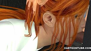 Busty 3D Secretary Sucks And Fucks At Office