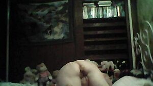 Deep anal masturbation with toys and orgasm