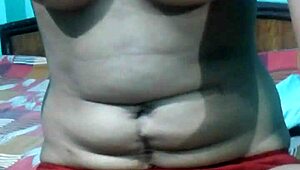 Kavita's Emotional Webcam Moment Removing Her Dress as Indian Milf