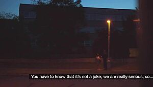 Brunette student roughly fucked doggystyle. Facial cumshot follows.