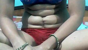 Kavita's Emotional Webcam Moment Removing Her Dress as Indian Milf