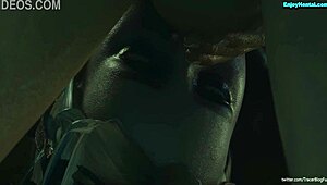 Harley Quinn in wild 3D hentai action