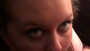 stranger sucking cock, face fucking her ass, cumshot on slut's face! pov view