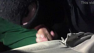 beautiful fast food visitor sucks cock at worker's station