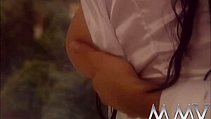 Hey, watch this amateur girl masturbating before getting nailed in pov brunette action