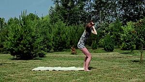 Metart presenting Lena Cass the brunette model 😊