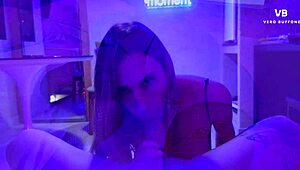 I took my son's friend to a hotel room for tit cum 😏