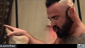 Guy Watches Muscular Men Pound Ass Hard