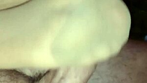 Ugh, givin a homemade footjob with all kinda nylons on!