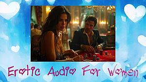 a guy keeps beating a girl in a poker game then he fucks her on the hotel bed