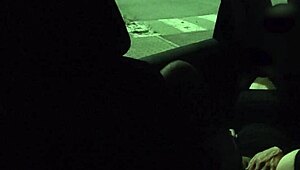 Wow, my wife squirts and bangs a voyeur in public parking! 😲