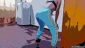 Why does my cartoon cuñada keep teasing with her big ass?