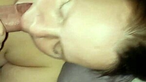 Intense face fucking stretches her tight pussy