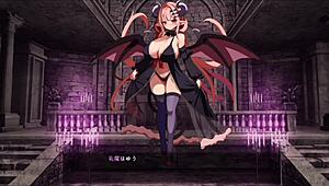 Hentai Game Features Busty Anime Demon in Action