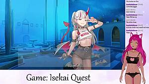vtuber lewdneko plays isekai quest pt2 with spice