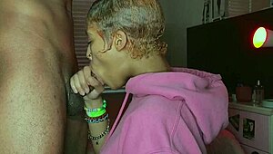 Yo, check this long-tongue Twitter chick Kyehigh banging a huge dick full vid on Red