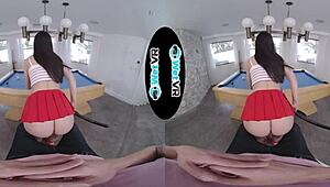Wetvr pool table tease fuck vr porn with april valentino 😍