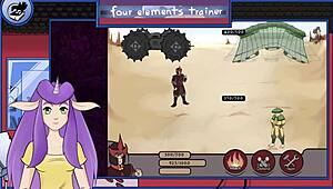 Avatar: Last Airbender Trainer Part 21, Azula Showering 😊