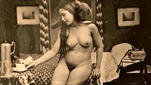 Винтидж еротично видео от 19-ти век от исторически архиви