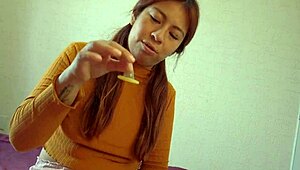 Latina Curvy Babe Teaches Condom Use but Gets Creampied