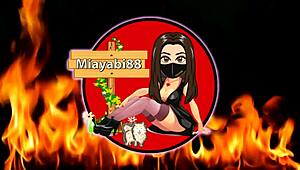 Naughty bitch in Santa costume takes doggy fuck!