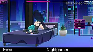Nightgamer kongkek teman wanita dan kawan dalam hentai anime manis