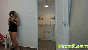 Sexy roommate camgirls tease with hot booties in dorm antics. They know every trick!