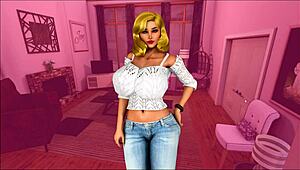 Hentai Game Ep 20: Stepmom's Friend Milf Gives Epic Assjob Massage