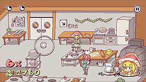 futanari di funghi ep 4, kinky waitress putting cum over pizza