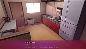 Hentai Game Ep 20: Stepmom's Friend Milf Gives Epic Assjob Massage