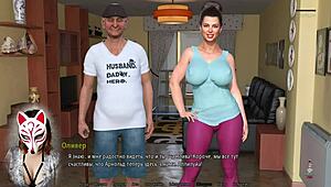 perfect housewife in cartoon action. spying on her old and young secrets!