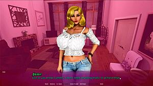 Hentai Game Ep 20: Stepmom's Friend Milf Gives Epic Assjob Massage