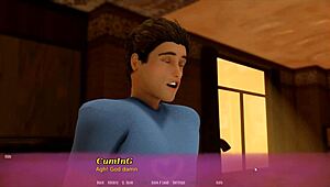 Hentai Game Ep 20: Stepmom's Friend Milf Gives Epic Assjob Massage