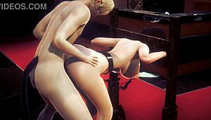 In this hentai, Karen gets her pussy and anal fucked uncensored.