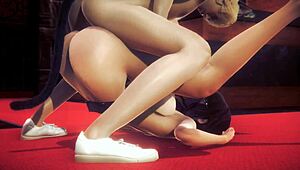 In this hentai, Karen gets her pussy and anal fucked uncensored.