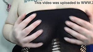 kyra hellfire's natural big boobs in an emotional joi countdown