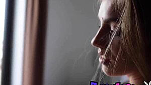 look at anastasia undressing her massive tits?