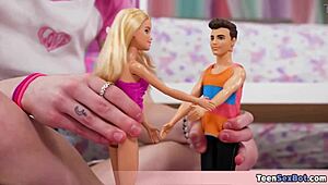 Cute Stepdaughter's Nasty Idea Turned Into a Wild 3some Fantasy