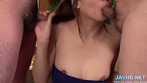 Hey, check out this wild Japanese gangbang compilation!