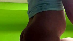 Fucked hard in the ass during rough play.