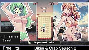 Want to see bikini striptease in crab season 2?