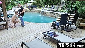 Boy Getting Ass Loaded With Cum From Gay LP Officer. Punished Hard In Shop!