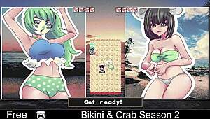 Want to see bikini striptease in crab season 2?
