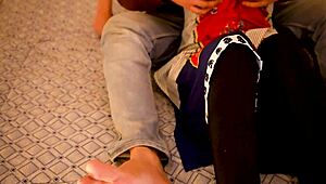 Indian Housewife Enjoys Romantic Bed Sex and Gets Creampied