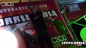 Bound teen in shibari bondage for domination