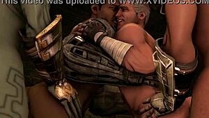 Passionate Sex Between Kano And Johnny Cage In Mortal Kombat